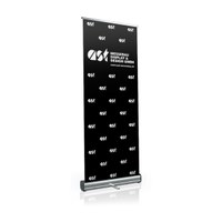 Bannerdisplay Roll-Up Budget Komplettsystem inkl. Digitaldruckbanner im Format 85x200 cm bestehend aus Roll Up inkl. Stange - Budget Roll Komplettsystem