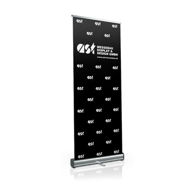 Bannerdisplay Roll-Up Budget Komplettsystem inkl. Digitaldruckbanner im Format 85x200 cm bestehend aus Roll Up inkl. Stange - Budget Roll Komplettsystem Bannerdisplay Roll-Up Budget Komplettsystem inkl. Digitaldruckbanner im Format 85x200 cm bestehend aus Roll Up inkl. Stange - Budget Roll Komplettsystem