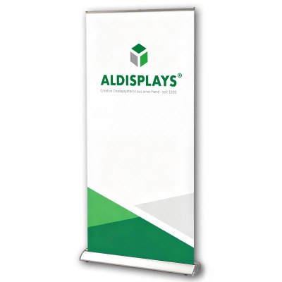 Bannerdisplay RollUp - DESIGN Bannermaß: 1.200 x 2.100mm (BxH) mit Klemmleiste oben - roll-up-design-120 Bannerdisplay RollUp - DESIGN Bannermaß: 1.200 x 2.100mm (BxH) mit Klemmleiste oben - roll-up-design-120