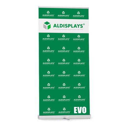 Bannerdisplay RollUp - EVO120 Sichtformat: 1.200 x 2.200 mm Verchromte Seiten u. Standfüße, 2 Teleskopstangen, - roll-up-evo_120 Bannerdisplay RollUp - EVO120 Sichtformat: 1.200 x 2.200 mm Verchromte Seiten u. Standfüße, 2 Teleskopstangen, - roll-up-evo_120