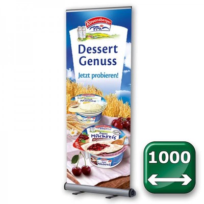 Bannerdisplay Roll-Up - SNAP Bannermaß: 1.000x2.100mm Banner 1000x2100 mm - Roll-Up-Snap-1000 1 Bannerdisplay Roll-Up - SNAP Bannermaß: 1.000x2.100mm Banner 1000x2100 mm - Roll-Up-Snap-1000 1