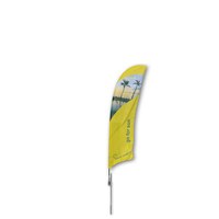 Beachflag - STANDARD - Größe S inkl. Tragetasche & Erddorn MIT Rotator - inkl. Fahne in Standardform - Beachflag-Standard-2500-Erdspiess Rotator