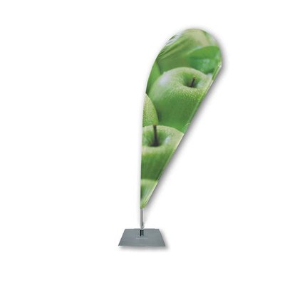 Beachflag - TROPFEN - Größe L inkl. Tragetasche&Bodenplatte 400x400x4 mm Größe L (Höhe 3,35 mtr) - Beachflag-Tropfen-3350-Bodenplatte-Rotator Beachflag - TROPFEN - Größe L inkl. Tragetasche&Bodenplatte 400x400x4 mm Größe L (Höhe 3,35 mtr) - Beachflag-Tropfen-3350-Bodenplatte-Rotator