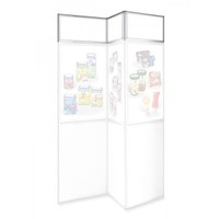 Blendenreihe 3-tlg. für Faltwand inkl. 3x Leichtschaumpaneele 700x270x5 mm ALLEGRO Faltdisplay - Zubehör - ALLEGRO Blende 3-tlg mit Paneelen Blendenreihe 3-tlg. für Faltwand inkl. 3x Leichtschaumpaneele 700x270x5 mm ALLEGRO Faltdisplay - Zubehör - ALLEGRO Blende 3-tlg mit Paneelen