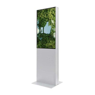 Digital Signage Digitale Infostele TrendLine doppelseitig für den Inneneinsatz - Größe: 43 Zoll - 4K UHD Ausführung: weiss - doppelseitig - Digital Infostele doppelseitig Front 43 ws2 Digital Signage Digitale Infostele TrendLine doppelseitig für den Inneneinsatz - Größe: 43 Zoll - 4K UHD Ausführung: weiss - doppelseitig - Digital Infostele doppelseitig Front 43 ws2