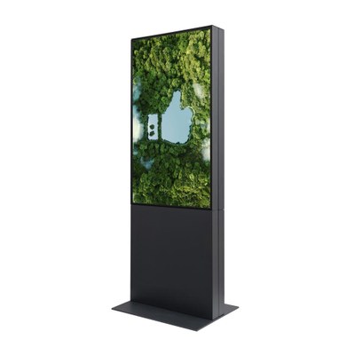 Digital Signage Digitale Infostele TrendLine doppelseitig für den Inneneinsatz - Größe: 50 Zoll - 4K UHD Ausführung: schwarz - doppelseitig - Digital Infostele doppelseitig Front 50 Digital Signage Digitale Infostele TrendLine doppelseitig für den Inneneinsatz - Größe: 50 Zoll - 4K UHD Ausführung: schwarz - doppelseitig - Digital Infostele doppelseitig Front 50