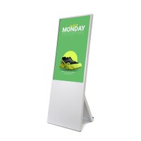 Digital Signage Digitaler Kundenstopper SUMMUS für den Inneneinsatz - Größe: 43 Zoll - 4K UHD Ausführung: weiss - einseitig - Digitaler Kundenstopper SUMMUS Seite2
