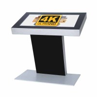 Digital Signage Digitales Kiosk - Querformat einseitiger 50 Zoll-Bildschirm - schwarz - 4K UHD incl. Samsung-LED Display für den 24/7-Einsatz - Digitales Kiosk 50 zoll 4K