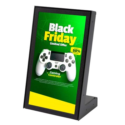 Digital Signage Digitales Thekendisplay Novum für den Inneneinsatz - Größe: 13 Zoll - UHD Farbe: schwarz - Digital Signage Digitales Thekendisplay NOVUM  Black Friday