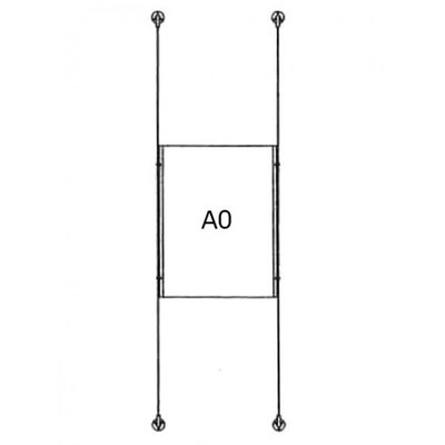 Drahtseilsystem Acryl Boden/Decke zum Verspannen zwischen Boden und Decke Format: 1x A0 (841x1189 mm) HOCHFORMAT - da-d-1xa0 - drahtseilsystem 1x din a0 hochformat 1 Drahtseilsystem Acryl Boden/Decke zum Verspannen zwischen Boden und Decke Format: 1x A0 (841x1189 mm) HOCHFORMAT - da-d-1xa0 - drahtseilsystem 1x din a0 hochformat 1