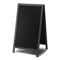 Holz-Aufsteller (geschlossener Rahmen) Format: 68x120cm - Profil: eckig Farbe des Holzrahmens: schwarz - Holz-Aufsteller-schwarz-lang