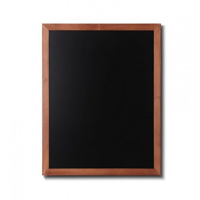 Holz-Wand-Kreidetafel (Profil: eckig) Format: 700x900mm Farbe des Holzrahmens: hellbraun - Holz-Wand-Kreidetafel-eckiges-Profil-700x900-hellbraun