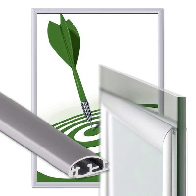 Klapprahmen Fenster Einlegeformat: DIN A1 (594x841 mm) Profil: 25mm Gehrung - fenster-klapprahmen-25er-profil-gehrung (1)