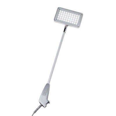 LED-Strahler für Pop-Up-Displays silberfarben, inkl. Halterung & 3 Mtr. Stromkabel - led-lampenset-silber