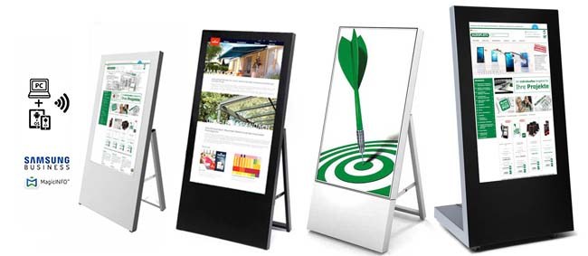 Digitale Kundenstopper
