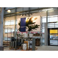 No-Frame Aluminium-Rahmen Farbe: silber-eloxiert - mit beidseitige außenliegender Nut zur Spannung - No-Frame-Grafikrahmen-IKEA-1