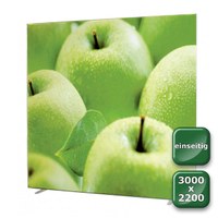 No-Frame Standdisplay Einseitig - Format: 3.000x2.200 mm Farbe: silber-eloxiert - mit einseitiger, - NOFrame-einseitig-3000x2200 No-Frame Standdisplay Einseitig - Format: 3.000x2.200 mm Farbe: silber-eloxiert - mit einseitiger, - NOFrame-einseitig-3000x2200