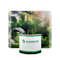 Pop-Up Magnet Easy 3x3 gerade Variante mit großem Transportkoffer Gerades 3x3 Felder-System mit Magnetschienen, - Pop-Up Magnet gerade 3x3 Theke large