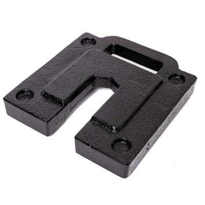 Promotionzelt Gewichtsplatte 5kg Schweres Stahlgewicht, stapelbar, Farbe schwarz - 5kg Gewicht