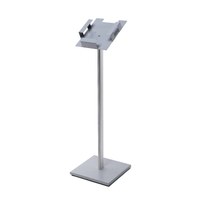 Prospektständer METALL - 1x DIN A4 Freistehender Bodenständer, einseitig mit rechteckiger Bodenplatte in 300x250mm - Prospektständer METALL Prospektständer METALL - 1x DIN A4 Freistehender Bodenständer, einseitig mit rechteckiger Bodenplatte in 300x250mm - Prospektständer METALL