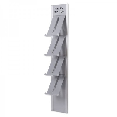 Prospektständer DESIGN Wandmodell Abmessungen: 328x1.760x219mm - prospektst nder design wandmontage 1 Prospektständer DESIGN Wandmodell Abmessungen: 328x1.760x219mm - prospektst nder design wandmontage 1