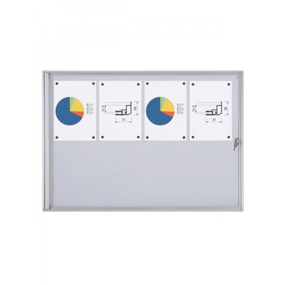 Schaukasten ECO BT26 Indoor 2x4 DIN A4 (Außenformat: 931x655mm) Gehäuse und Rahmen aus Aluminium - Schaukasten BT26 Indoor 2x4 Schaukasten ECO BT26 Indoor 2x4 DIN A4 (Außenformat: 931x655mm) Gehäuse und Rahmen aus Aluminium - Schaukasten BT26 Indoor 2x4