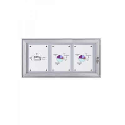 Schaukasten FLAT BT23 Indoor Outdoor 3x1