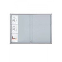 Schaukasten Schiebetür BT58 Indoor 6x3 DIN A4 (Außenformat: 1.380x982mm) Gehäuse und Rahmen aus Aluminium - Schaukasten Schiebet r BT58 Indoor 6x3