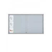 Schaukasten Schiebetür BT58 Indoor 8x3 DIN A4 (Außenformat: 1.815x982mm) Gehäuse und Rahmen aus Aluminium - Schaukasten Schiebet r BT58 Indoor 8x3