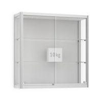 Vitrine Modell 600 - Wandvitrine / Hängevitrine Masse: 1.000x300x1.000mm (BxTxH) Vitrinen-Korpus aus halbrunden Aluminium- - Vitrine Modell 600 Vitrine Modell 600 - Wandvitrine / Hängevitrine Masse: 1.000x300x1.000mm (BxTxH) Vitrinen-Korpus aus halbrunden Aluminium- - Vitrine Modell 600