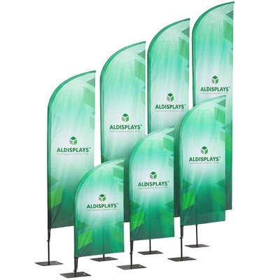 Werbefahne Wing Standardform