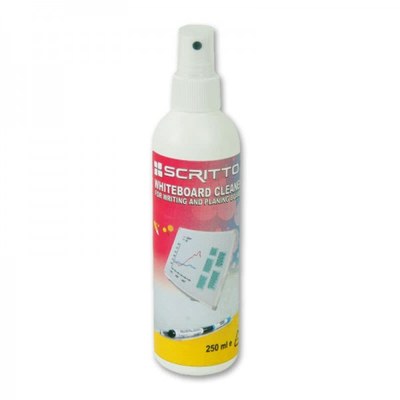 Whiteboard & Flip-Chart Reiniger - Sprühflasche 250ml (Zubehör für Flip-Charts & Whiteboards) - scritto cleaner 1 Whiteboard & Flip-Chart Reiniger - Sprühflasche 250ml (Zubehör für Flip-Charts & Whiteboards) - scritto cleaner 1