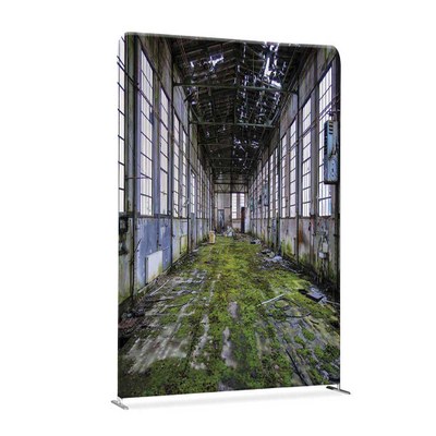 Zipper-Wall Straight - Stellwand oder Messewand Format: 1.500 x 2.300 mm, ein- oder doppelseitig Gerades Messewand-System aus Aluminium - zipper-wall-straight-1500x2300mm